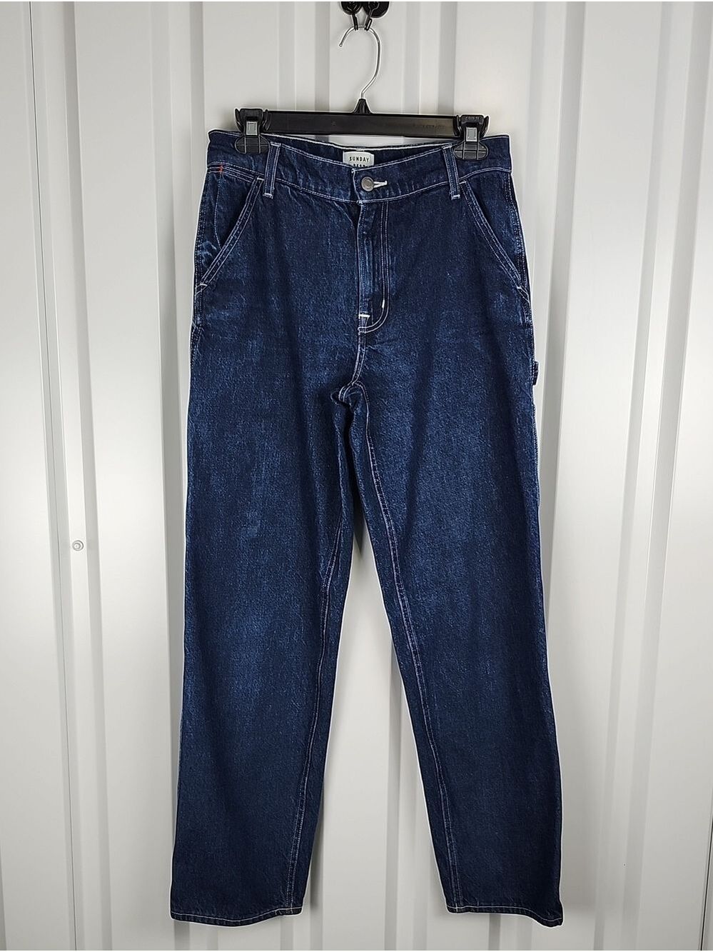 Aritzia Sunday Best Carpenter Jeans Relaxed Dark Wash Womens Sz 25 Inseam 30 EUC